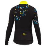 Maillot Hiver Manches Longues ORDINO Croisillons Noir/Jaune – Image 3
