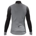 Langärmliges Winter-Radtrikot ORDINO Grey Dot – Bild 3