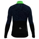 Maillot Hiver Manches Longues ORDINO Map Noir/Vert – Image 3
