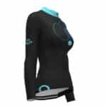 Maillot Hiver Manches Longues Femme ORDINO Galaxy Noir/Bleu – Image 14