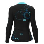 Maillot Hiver Manches Longues Femme ORDINO Galaxy Noir/Bleu – Image 3