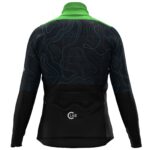 Chaqueta de invierno impermeable PIRINEUS Map Negro/Verde - Imagen 4