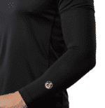 manchettes de cyclisme hiver noires