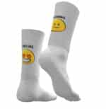 Breathable Cycling Socks - White / Working vs Cycling