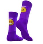 Breathable Cycling Socks - Purple / Working vs Cycling - Image 3