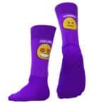 Breathable Cycling Socks - Purple / Working vs Cycling