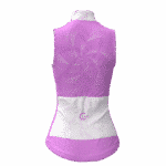 Gilet de Cyclisme Femme Imperméable Coupe-Vent ALPS Rose – Image 3