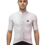 UNICA White Short Sleeve Cycling Jersey - Image 3