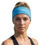 BREATHABLE MESH HEADBAND - LIGHT BLUE - Image 2