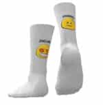 Breathable Cycling Socks - White / Working vs Cycling - Image 3