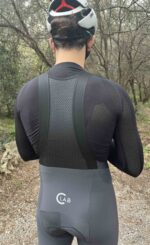 Culotte largo de ciclismo de invierno PIRINEUS – Gris - Imagen 6