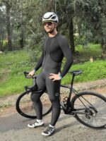PIRINEUS Winter Cycling Tights – Black - Image 4
