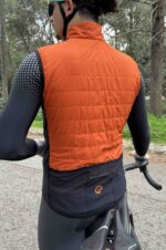 Chaleco de Ciclismo de Gravel Cortavientos ARCALIS - Naranja - Imagen 8