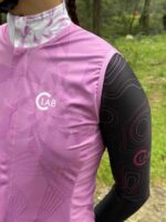 Gilet de Cyclisme Femme Imperméable Coupe-Vent ALPS Rose – Image 8