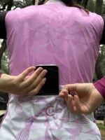 Gilet de Cyclisme Femme Imperméable Coupe-Vent ALPS Rose – Image 6