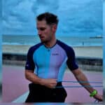 Trifonction de Triathlon Longue Distance Hyper Respirante - Bleu – Image 5