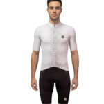 Maillot de Cyclisme Manches Courtes UNICA Blanc