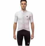 UNICA White Short Sleeve Cycling Jersey