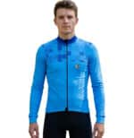 ORDINO Winter Long Sleeve Cycling Jersey Blue