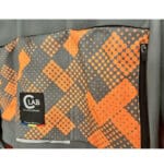 ORDINO Winter Long Sleeve Cycling Jersey Taupe/Orange - Image 5
