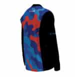MTB Enduro Camo Blue Long Sleeve Jersey - Image 3