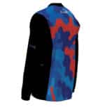 MTB Enduro Camo Blue Long Sleeve Jersey - Image 4