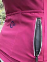 Maillot Hiver Manches Longues Femme ORDINO Croisillons Fuchsia – Image 6