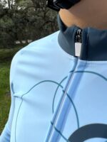 ORDINO Sky Blue Galaxy Langarm-Winterradtrikot für Damen – Bild 8