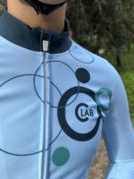 ORDINO Sky Blue Galaxy Langarm-Winterradtrikot für Damen – Bild 5