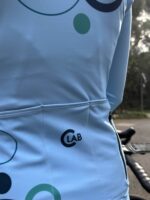 ORDINO Sky Blue Galaxy Langarm-Winterradtrikot für Damen – Bild 10