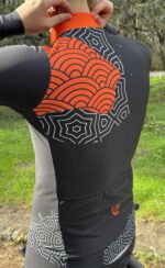 Maillot de manga larga de invierno ORDINO Inca Negro/Naranja - Imagen 9