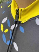 Maillot Hiver Manches Longues ORDINO Croisillons Noir/Jaune – Image 4