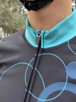Maillot Hiver Manches Longues Femme ORDINO Galaxy Noir/Bleu – Image 11