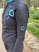 Maillot Hiver Manches Longues Femme ORDINO Galaxy Noir/Bleu – Image 8