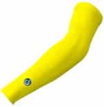 manchettes de cyclisme hiver jaune