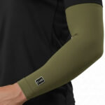 manchettes de cyclisme hiver kaki