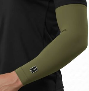 manchettes de cyclisme hiver kaki