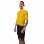 Maillot de ciclismo de manga corta UNICA Amarillo - Imagen 3