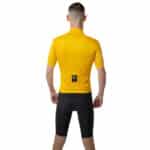 Maillot de ciclismo de manga corta UNICA Amarillo - Imagen 4
