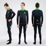 Chaqueta de invierno impermeable PIRINEUS Map Negro/Verde - Imagen 5