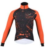 Giacca invernale impermeabile PIRINEUS Splash nera/arancione