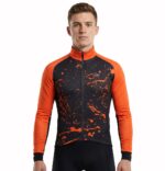 Giacca invernale impermeabile PIRINEUS Splash nera/arancione - immagine 3