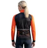 Giacca invernale impermeabile PIRINEUS Splash nera/arancione - immagine 6