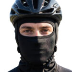 cagoule thermique noire de cyclisme