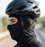 cagoule de cyclisme noire hiver