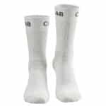 chaussettes de cyclisme hautes blanches