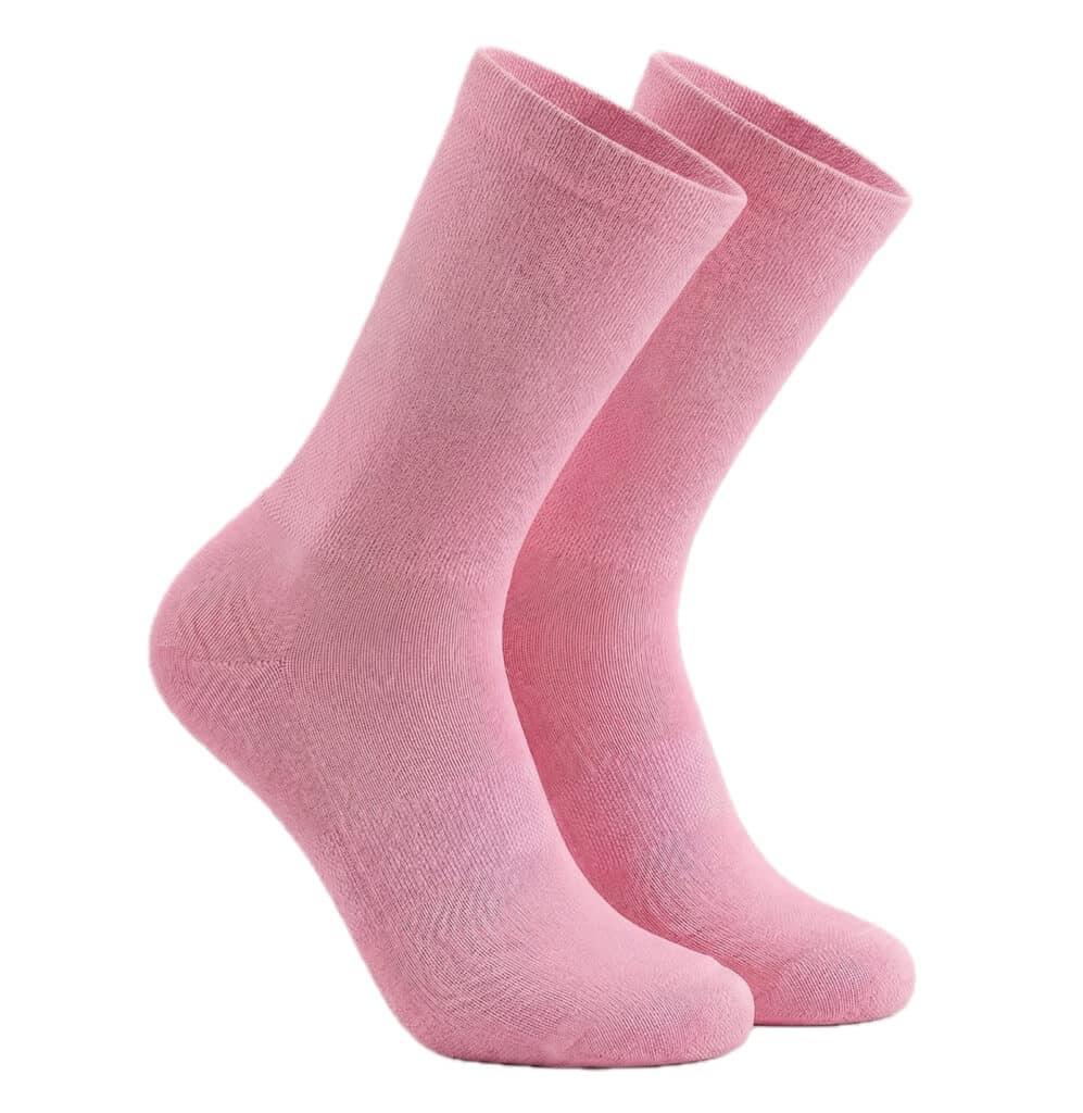 chaussettes de sport rose clair