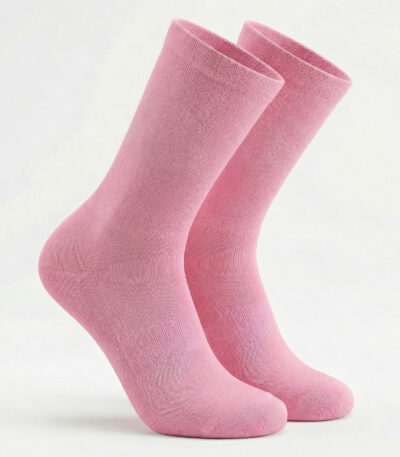 chaussettes de cyclisme rose pale
