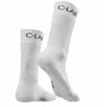 chaussettes vélo blanches