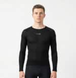 sous-vêtement vélo. maillot thermique manches longues en cachemire